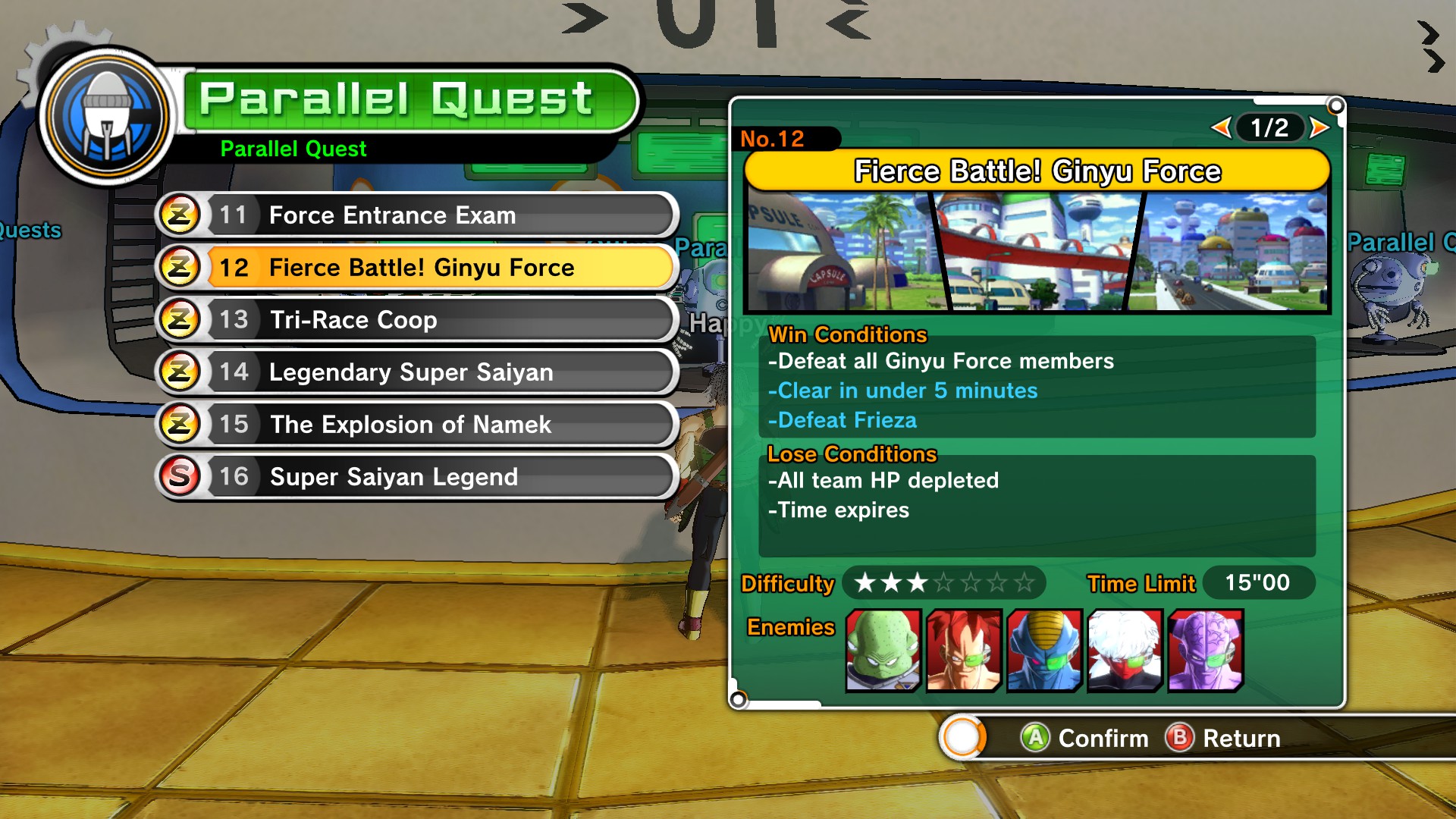 Steam Community Guide Parallel Quest S Time Patroller Locations In Dragon Ball Xenoverse
