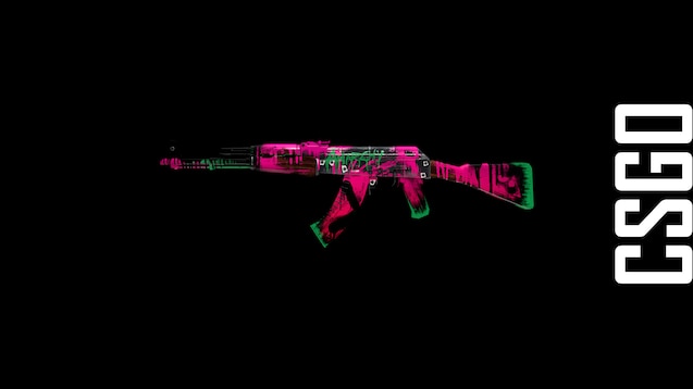 Steam Workshop::Ak-47 - Neon Revolution