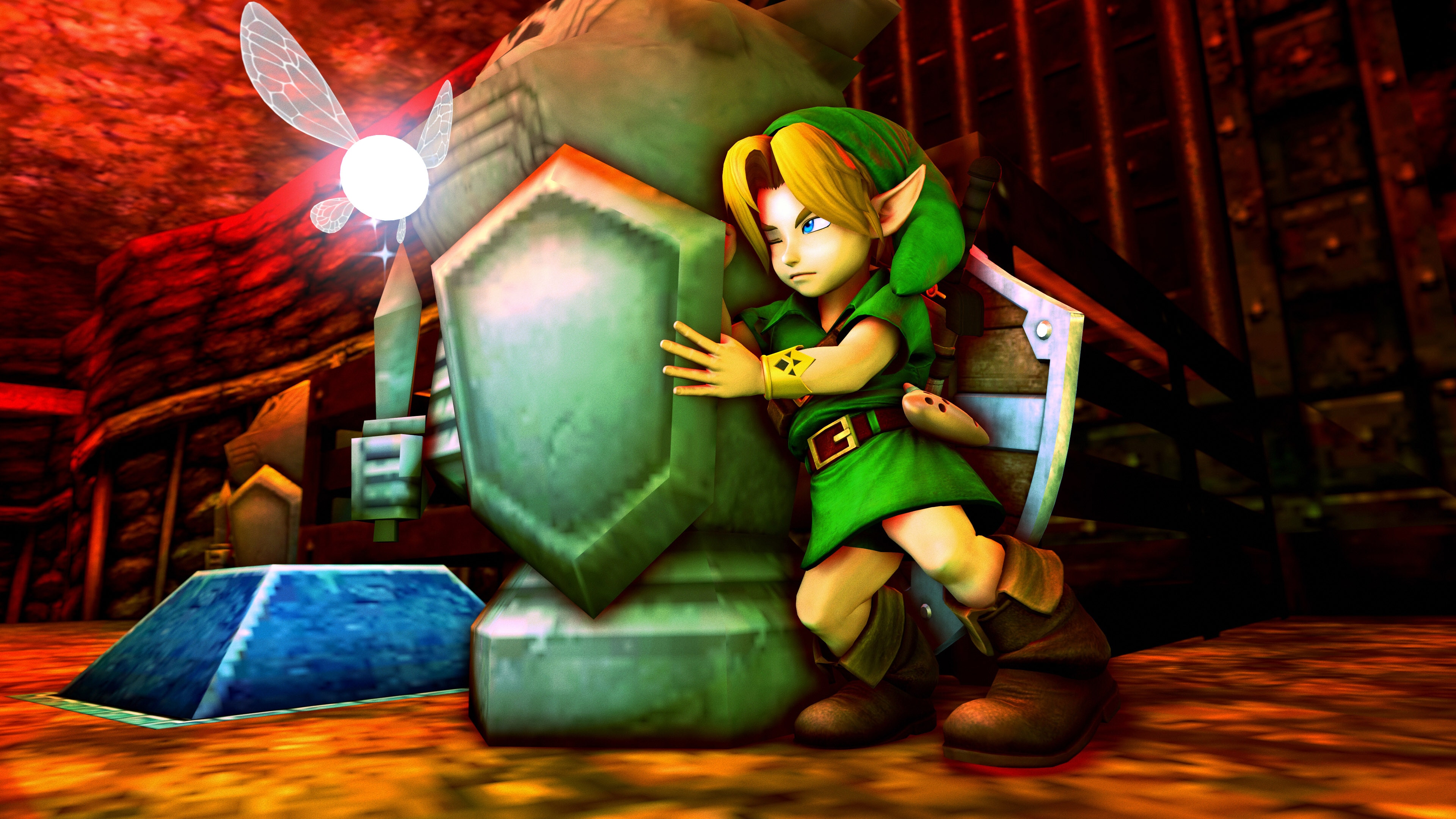 3DS - The Legend of Zelda: Ocarina of Time 3D - Mido - The Models Resource