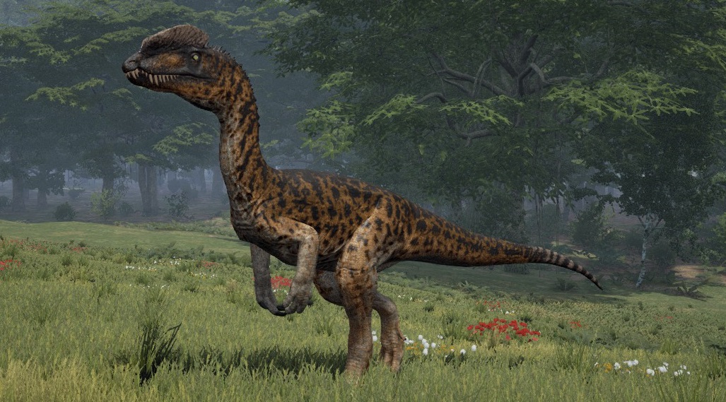 Dilophosaurus.