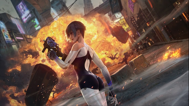 steam workshop cyber hunter by rx in 4k