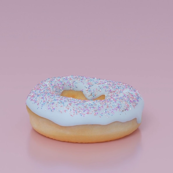 [4K] [60fps] Animated donut