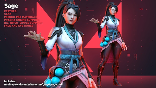 Steam Workshop Valorant Sage Pbr Materials
