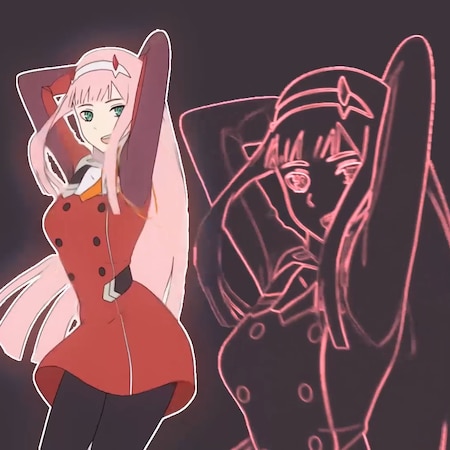 Zero two dance живые обои