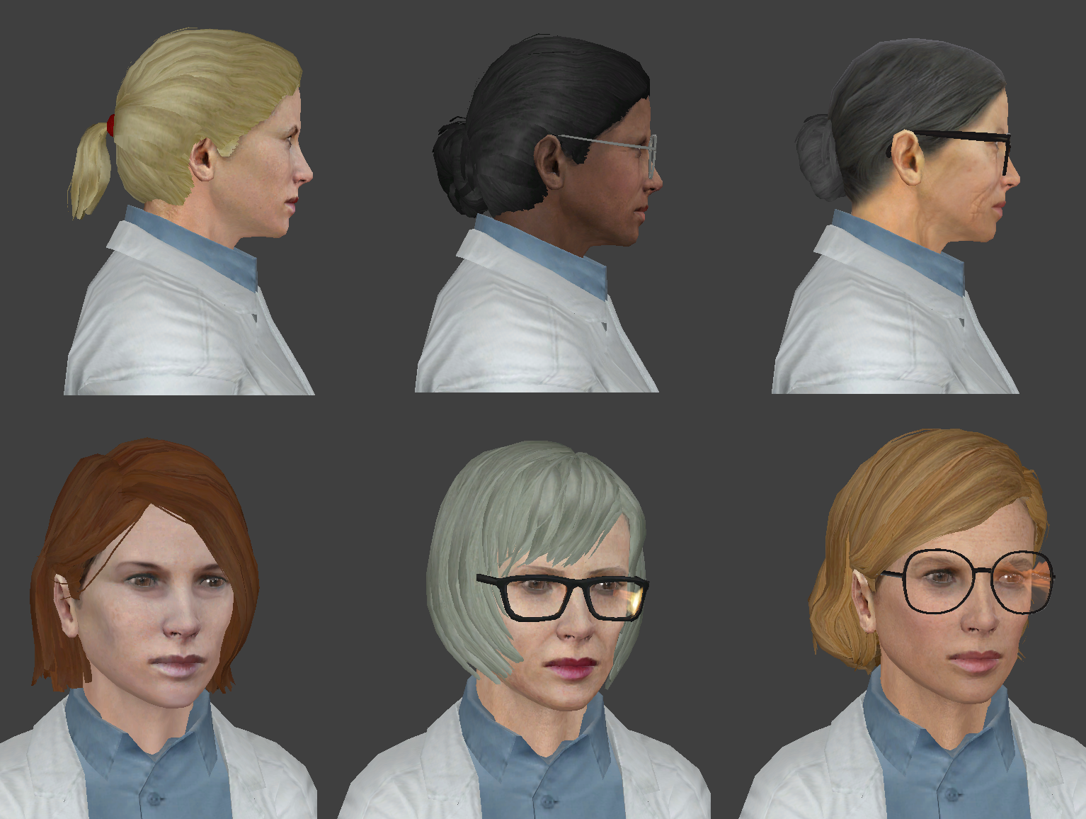 Steam Workshop::Black Mesa Character Expansion (Default Scientist Shirts)