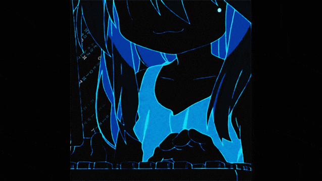 animated blue matrix wallpaper
