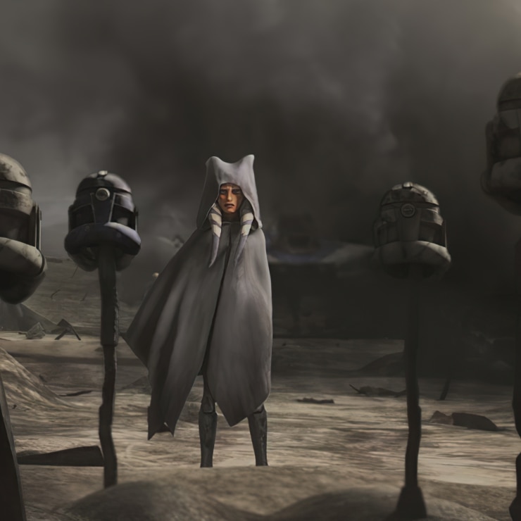 Star Wars The Clone Wars; Ahsoka Tano Burying the Dead