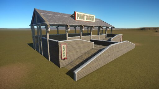 Steam Workshop Historic Wooden Coaster Station Station Only