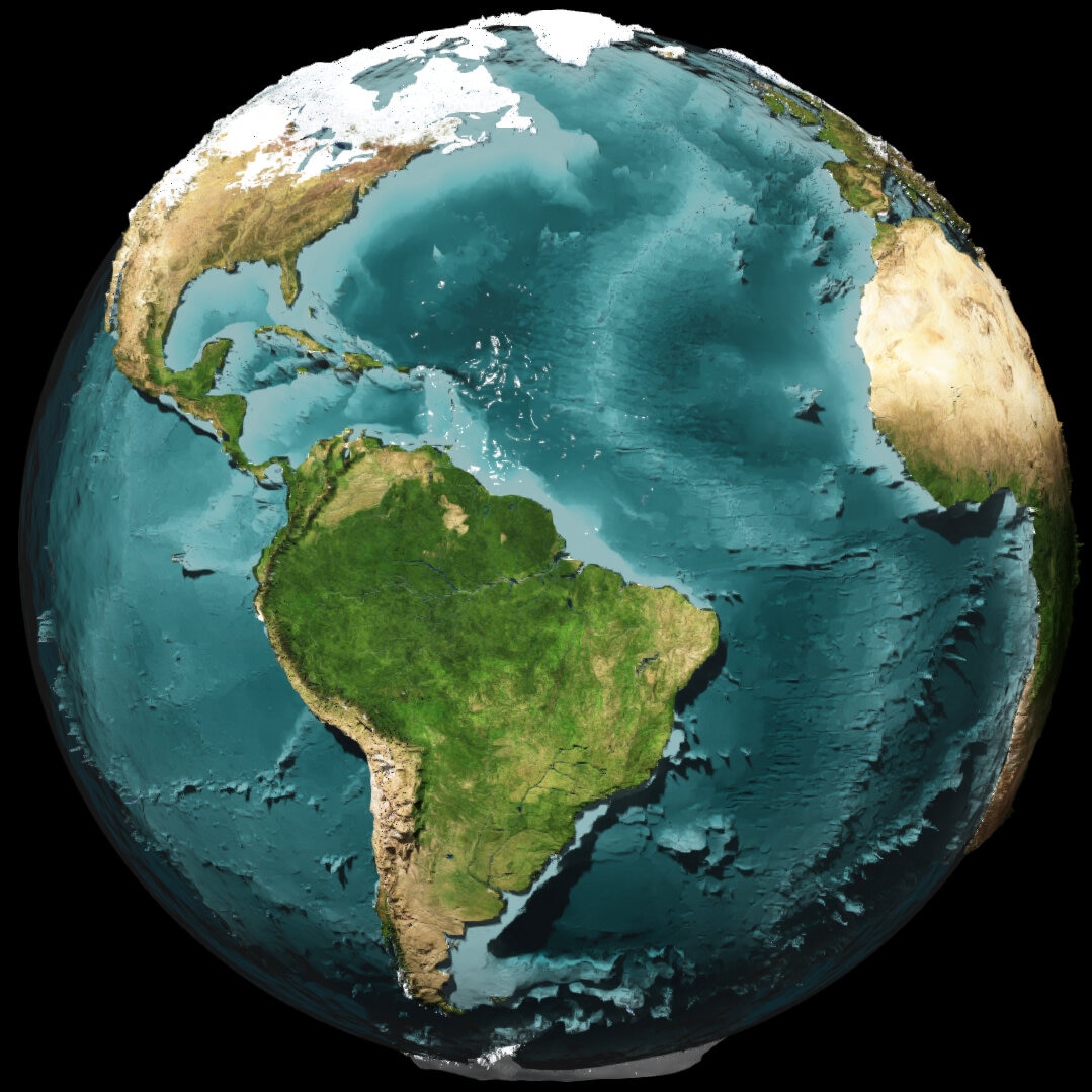 Simulation The Earth_3D拟真地球 [Interactive]