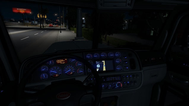 Steam Workshop Peterbilt 389 Royal Blue Light Dashboard