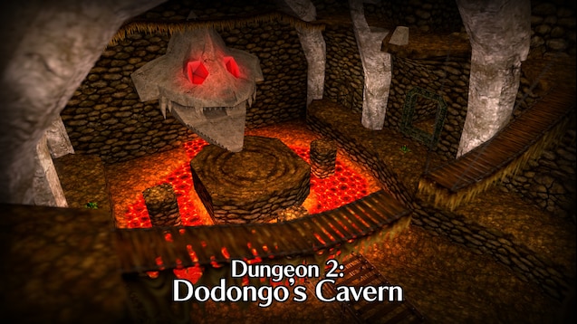 Ocarina of Time Walkthrough - Dodongo's Cavern - Zelda Dungeon