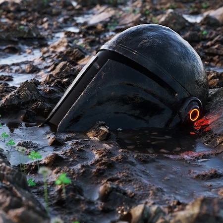 Abandoned Mandalorian Helmet | Star Wars The Mandalorian