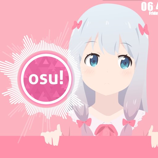 Sagiri - thiếu nữ người hướng dẫn trong sáng trên trang chủ của OSU! không chỉ đem lại sự mới mẻ, tươi mới cho người dùng mà còn kết hợp tuyệt vời với không gian trang chủ.