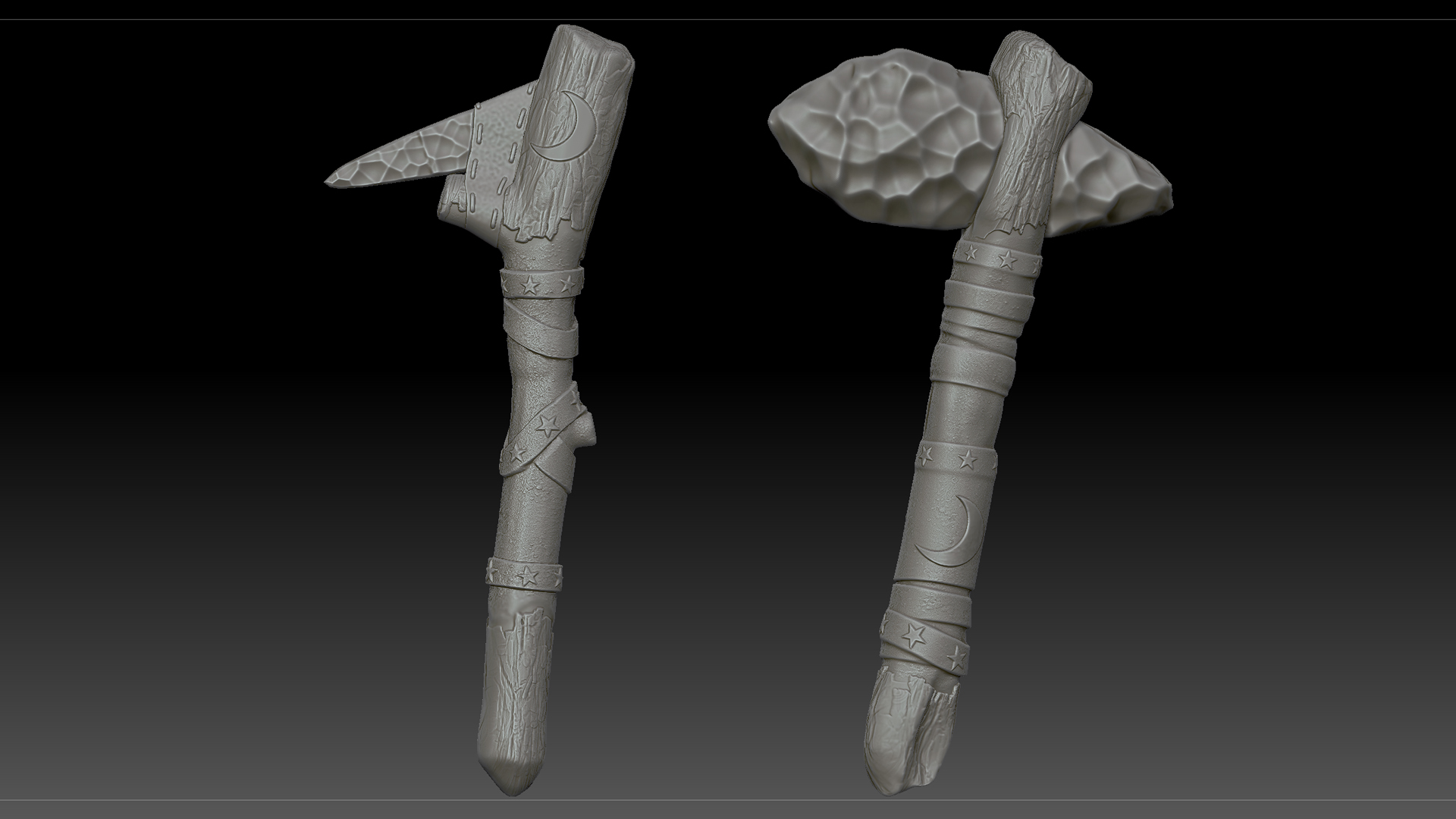 Night Farmer Stone Pick Axe thumbnail 7