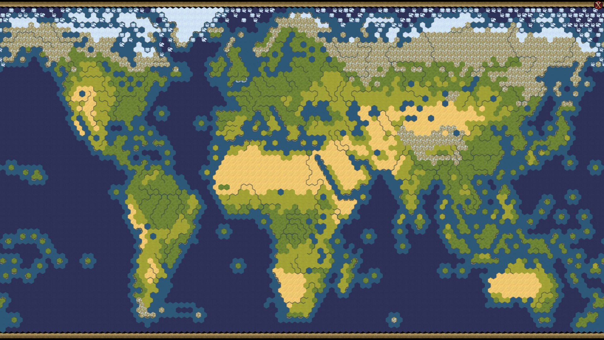 Карта терра civilization 6