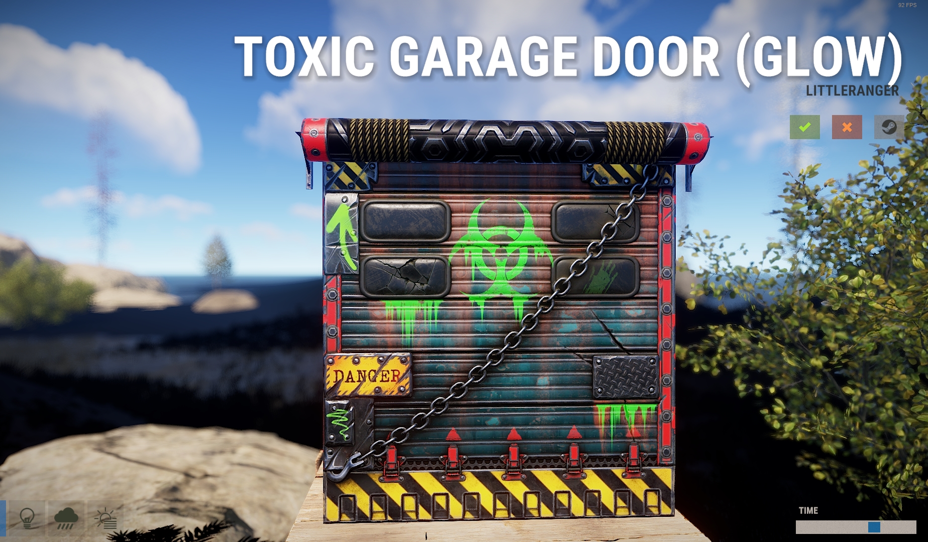 Toxic Garage Door thumbnail 3