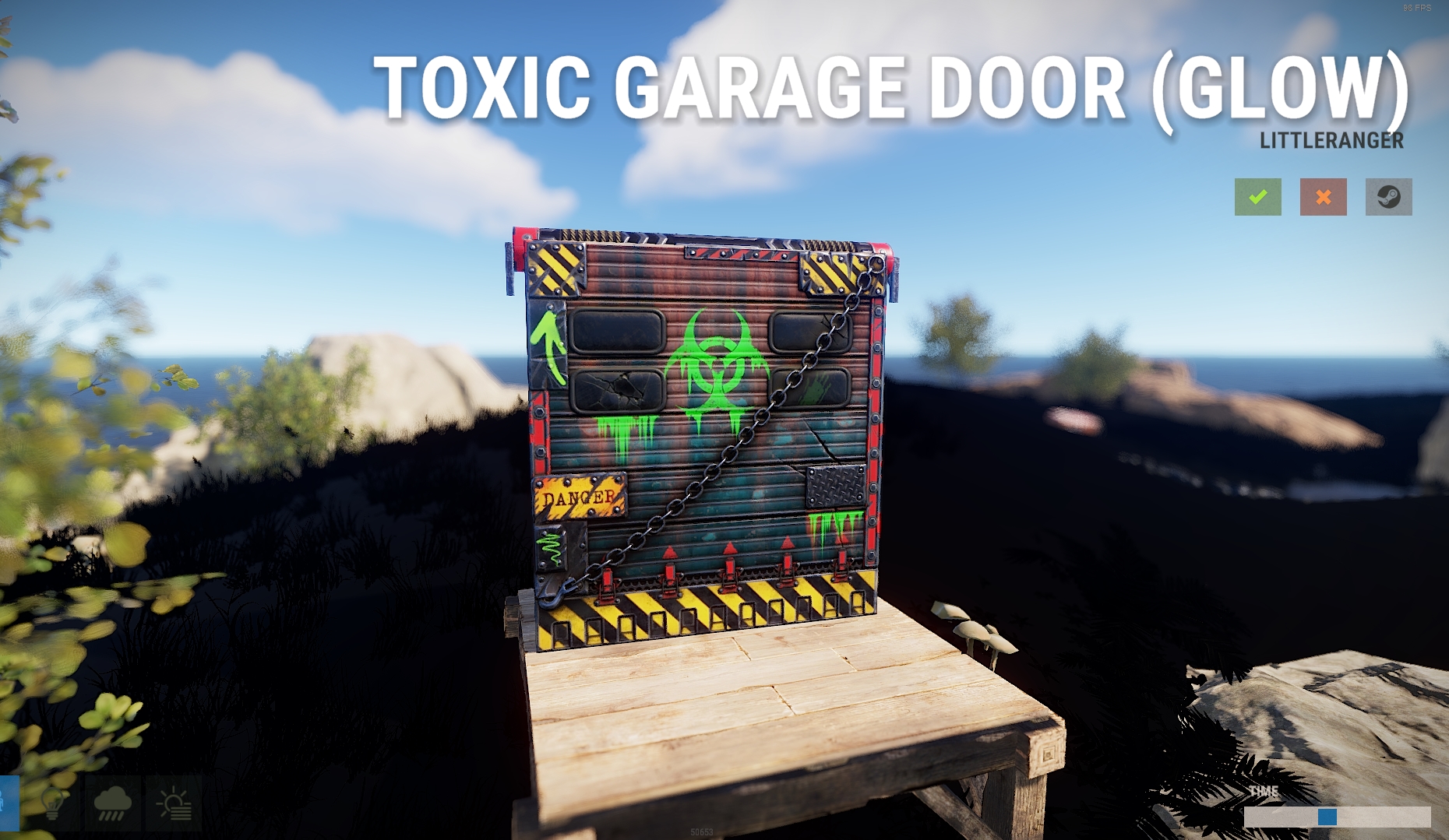 Toxic Garage Door thumbnail 2