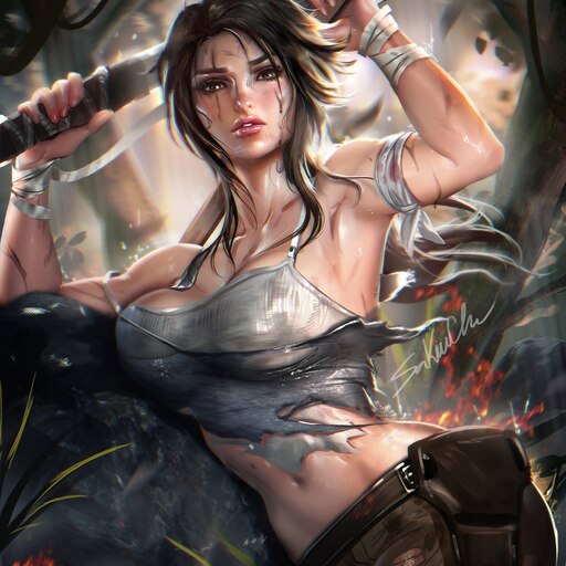 Lara croft cyberpunk фото 93