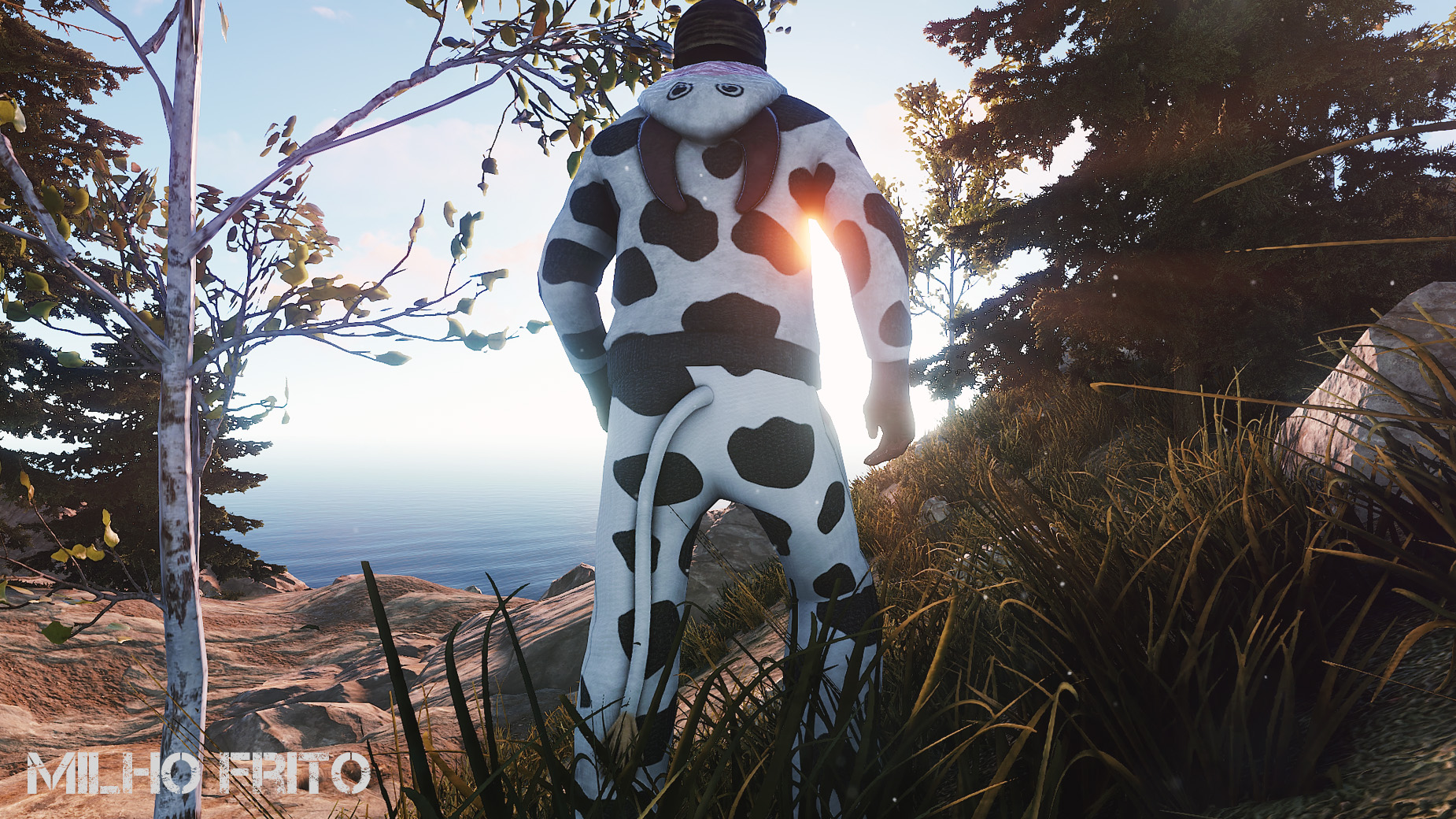 Cow Moo Flage Hoodie thumbnail 4