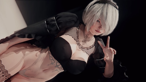 Steam Community: NieR:Automata™. MOD Clothing and hairstyle 2B - For Fallou...