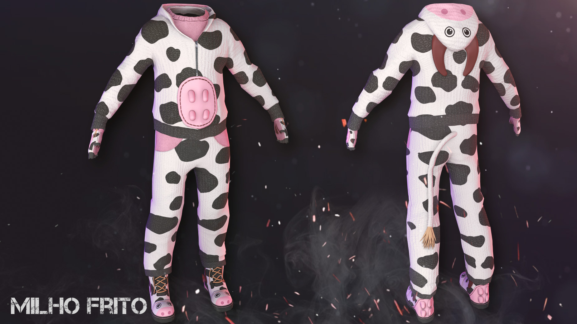 Cow Moo Flage Gloves screenshot 1