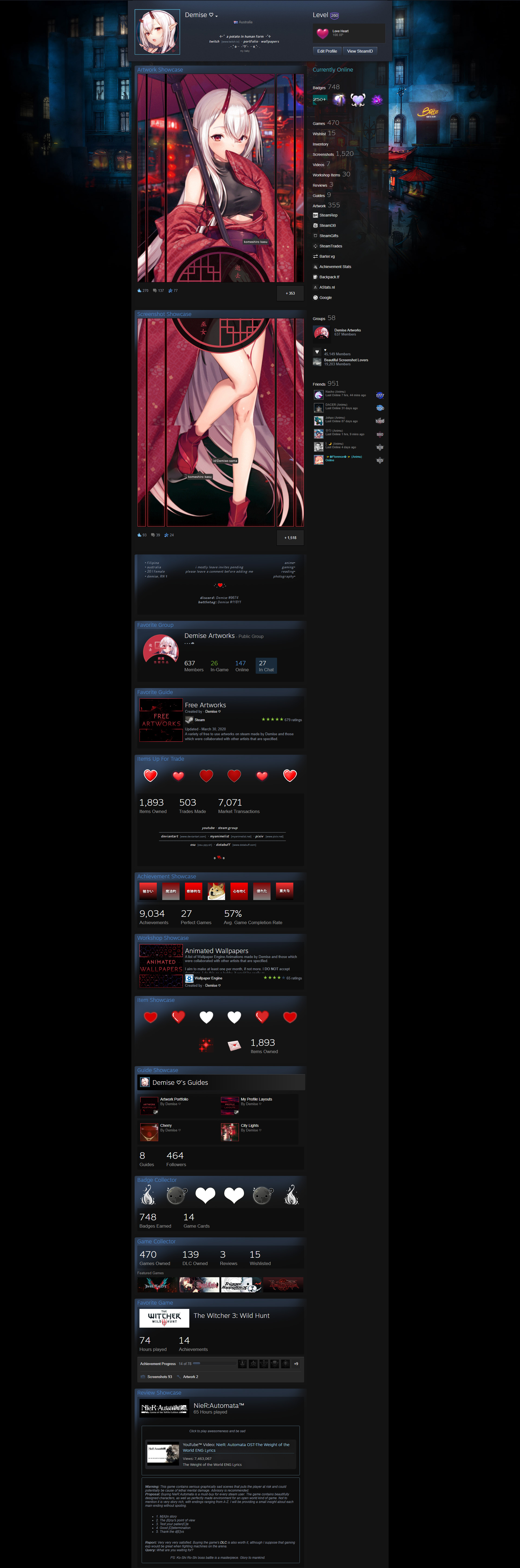 Steam Community :: Guide :: My Profile Layouts