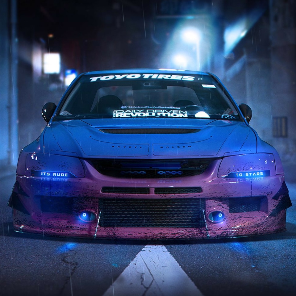 Neon Car