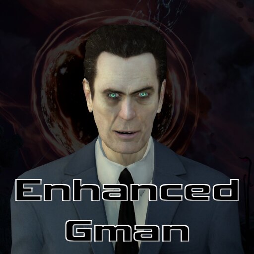 Grey Haired G-man with Black suit [Half-Life 2] [Mods]