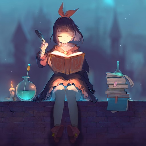 Steam Workshop::Anime Girl With Book
