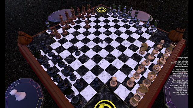 The setup for 4 Player Sovereign Chess  Jogos de tabuleiro, Jogos, Faça  você mesmo