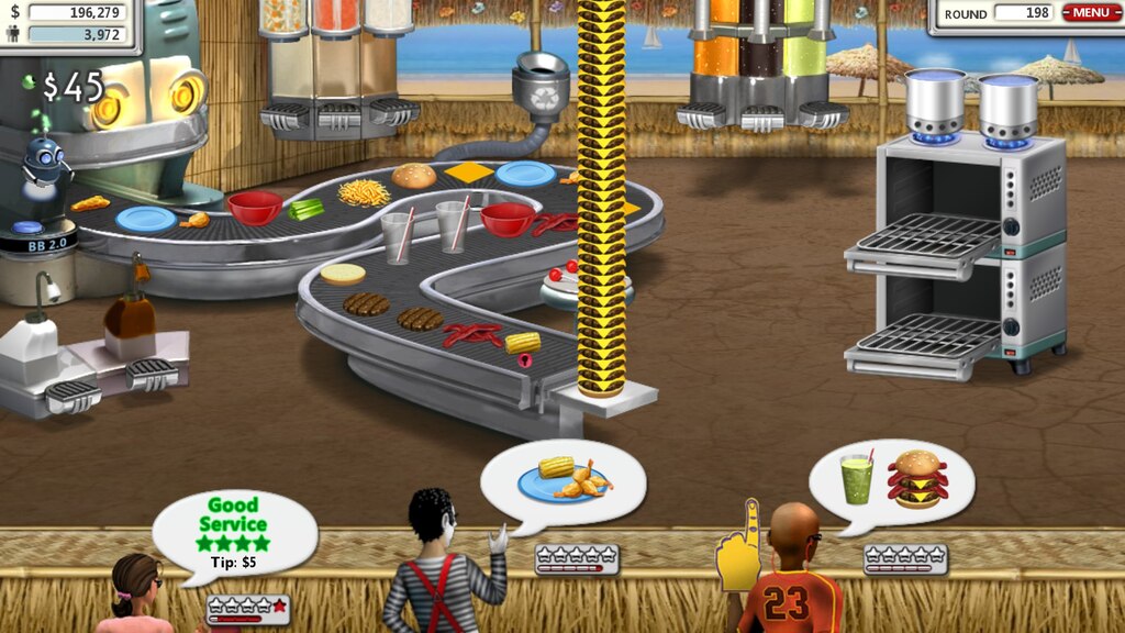 Burger shop 2 game deals play online