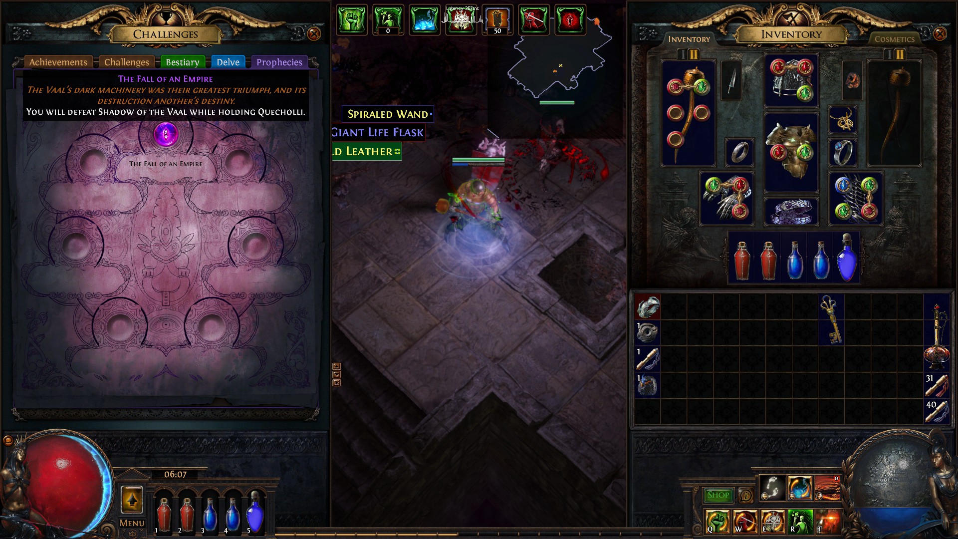 Bug Reports Panquetzaliztli Prophecy Forum Path Of Exile