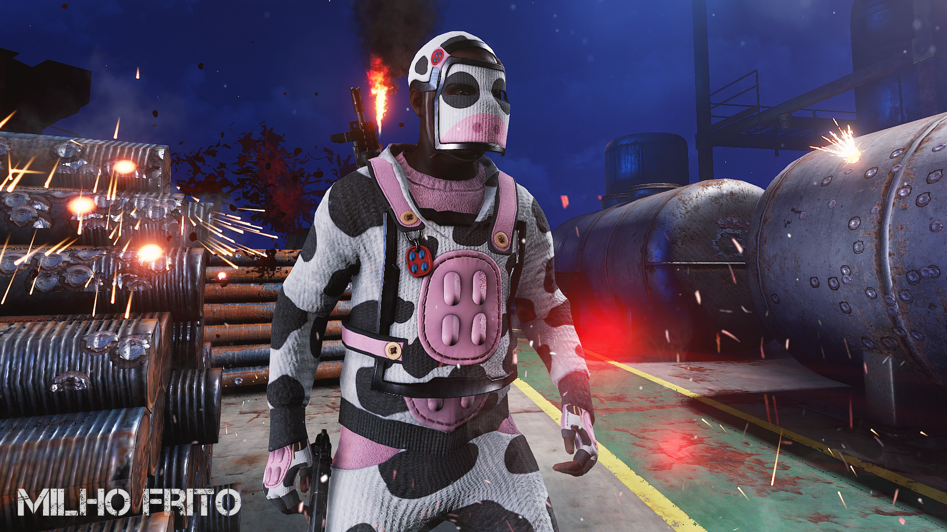 Cow Moo Flage Facemask thumbnail 5