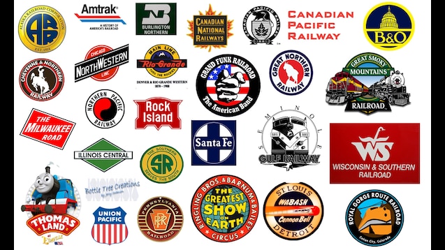 Steam Workshop::USA Railroad Logos