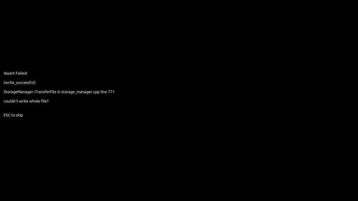 Assert failed Assert failed