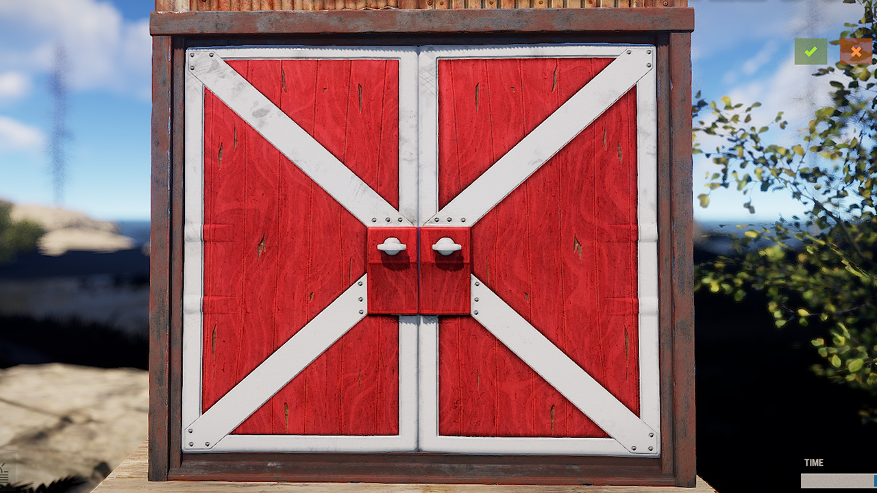 Red Barn Double Door thumbnail 2