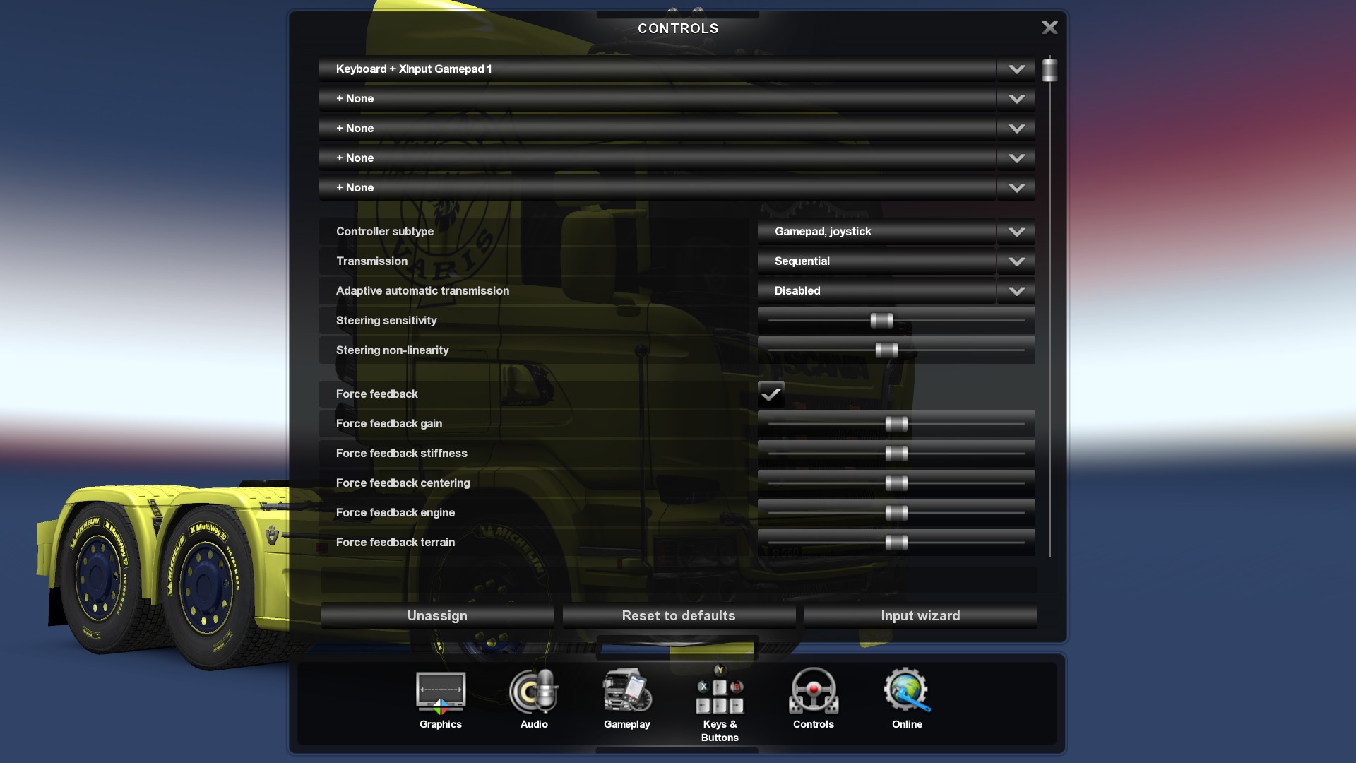 wipe out height Two degrees Steam Community :: Guide :: Xbox Controller Settings ETS 2