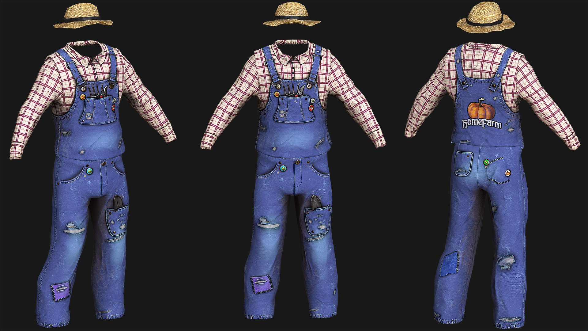 Farmer Overalls Top screenshot 1
