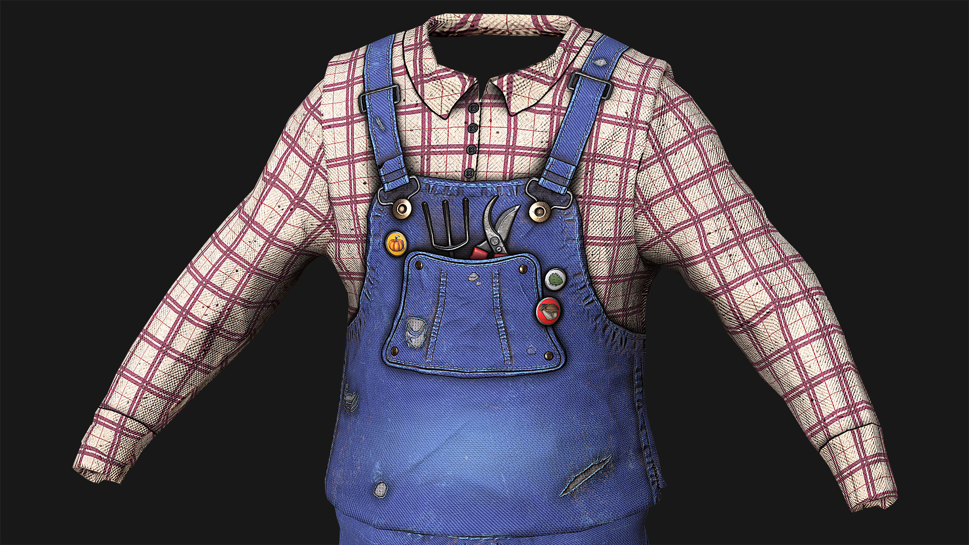 Farmer Overalls Bottom thumbnail 4