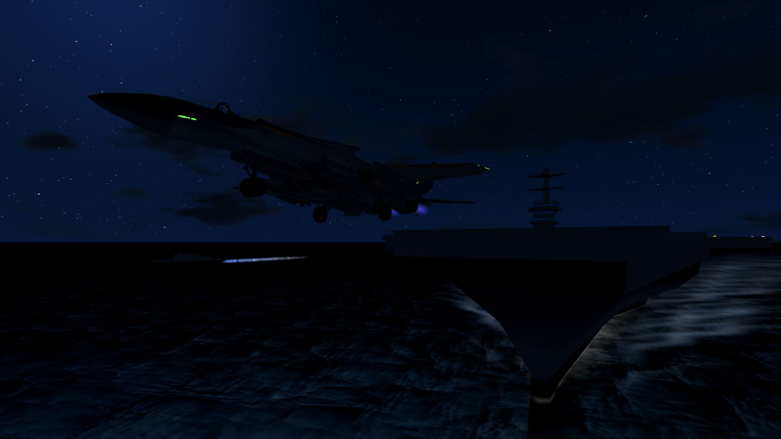 night take-off