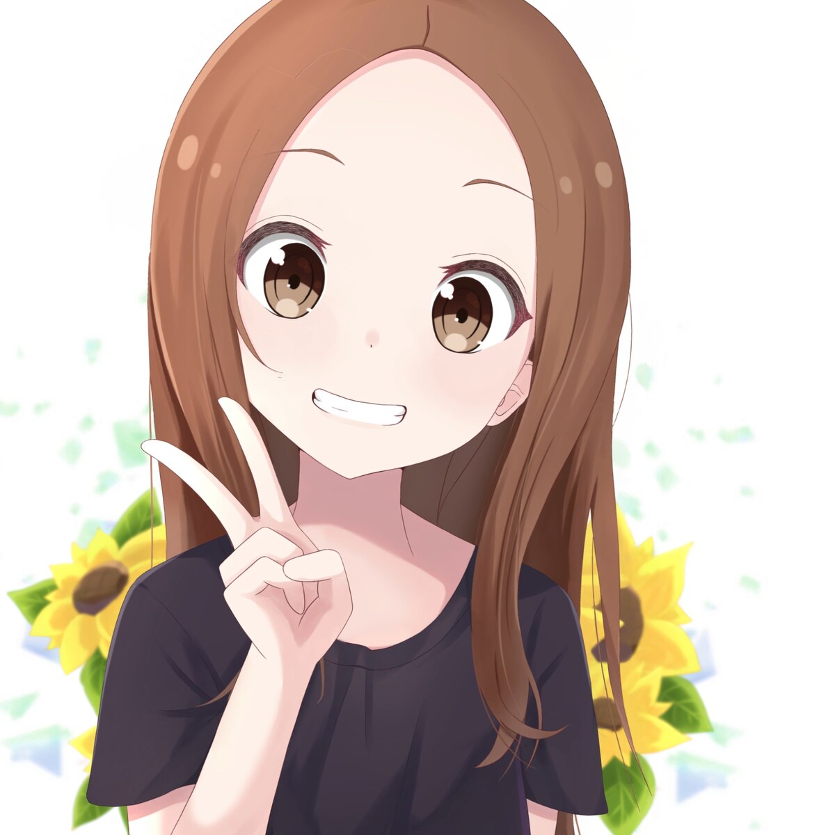 Takagi Peace Sign