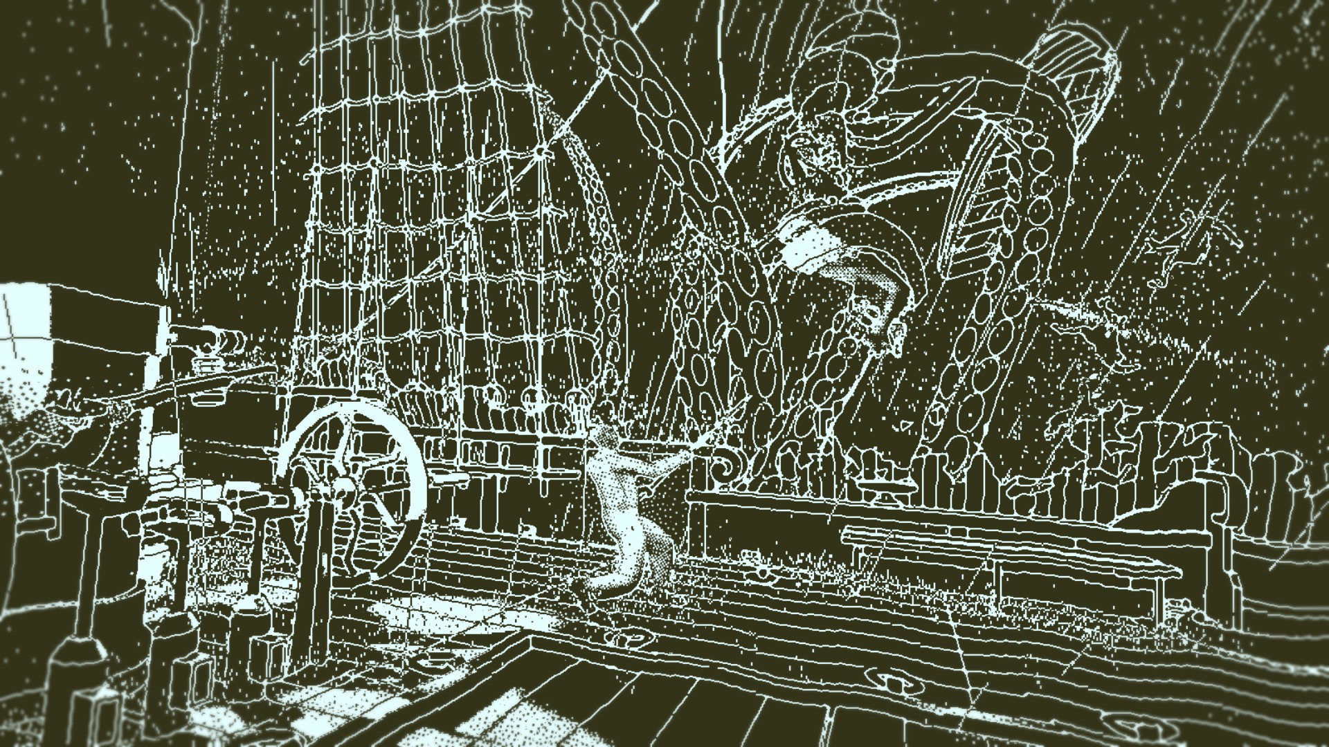 Скриншот игрового процесса Return of the Obra Dinn