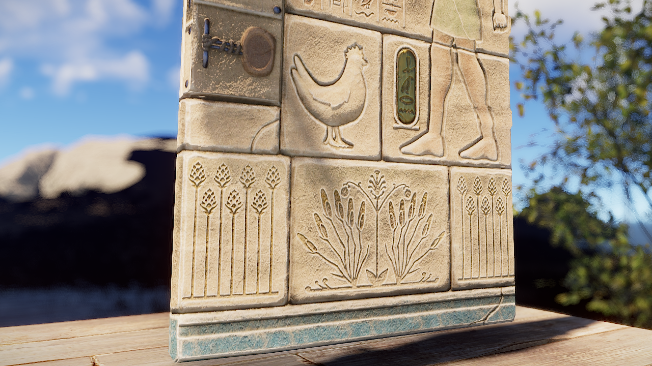 Hieroglyphic Metal Door thumbnail 7
