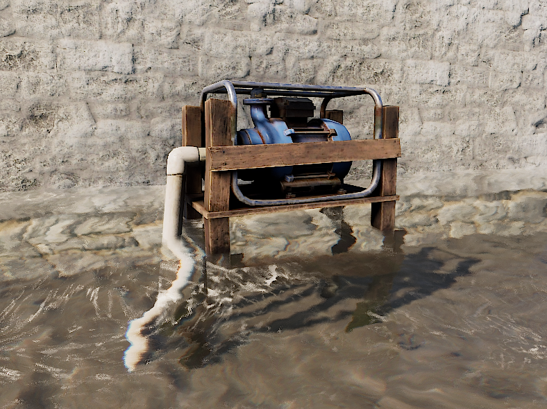Rust Oil Rig Locked Crate