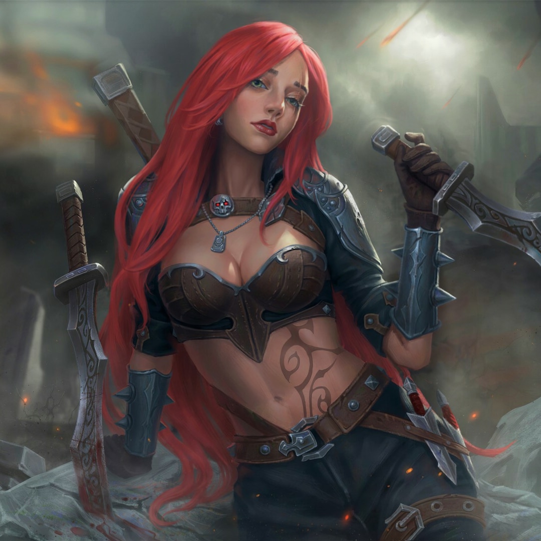 [Animated] League of Legends - Katarina by XuanZhe