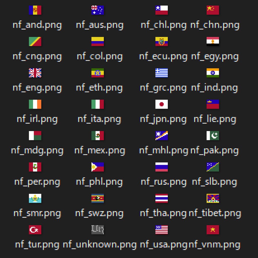 Steam Community 15x11ドット ファミコン52色の国旗たち