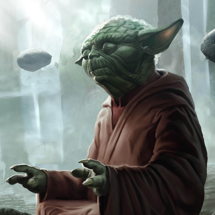Star Wars - Yoda meditating