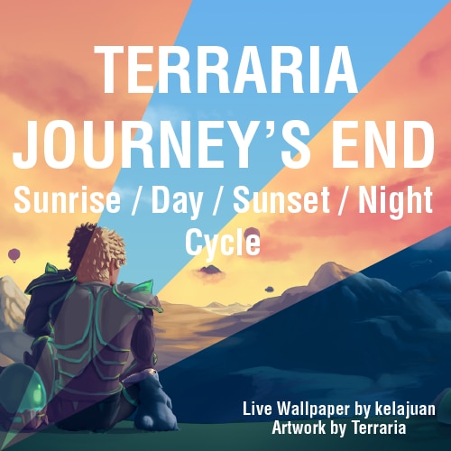 Terraria Journey's End (Day to Night) 4 Scenes