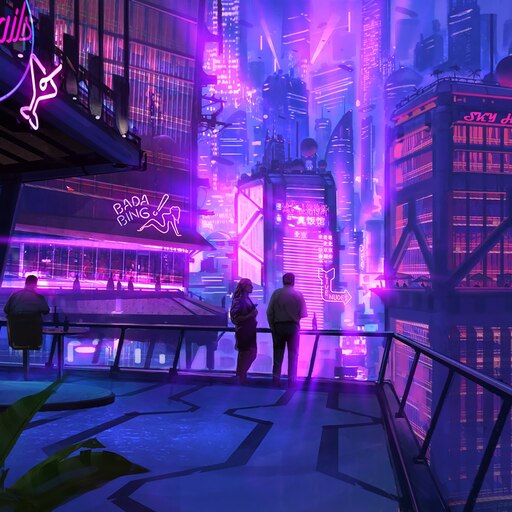 Steam Workshop::Neon-city'