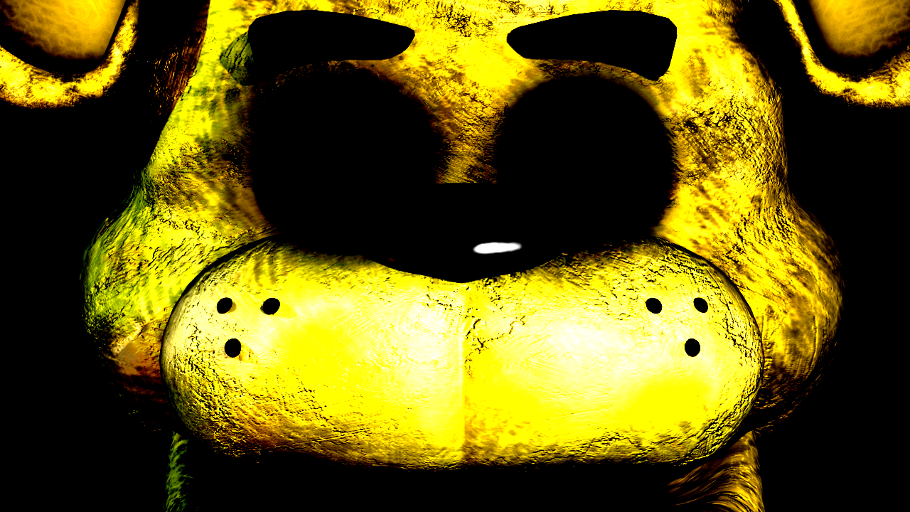 Golden Freddy’s jumpscare isn’t animated, it’s just a image of him with no ...